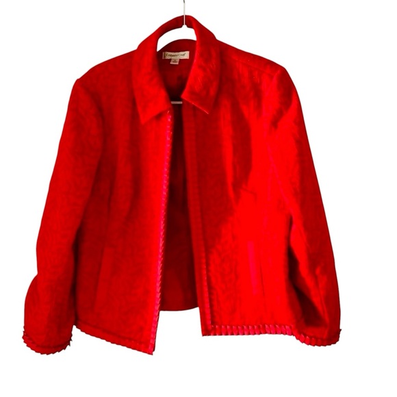 Coldwster Creek Jacket & Coat Women’s Red Size M - Picture 4 of 12